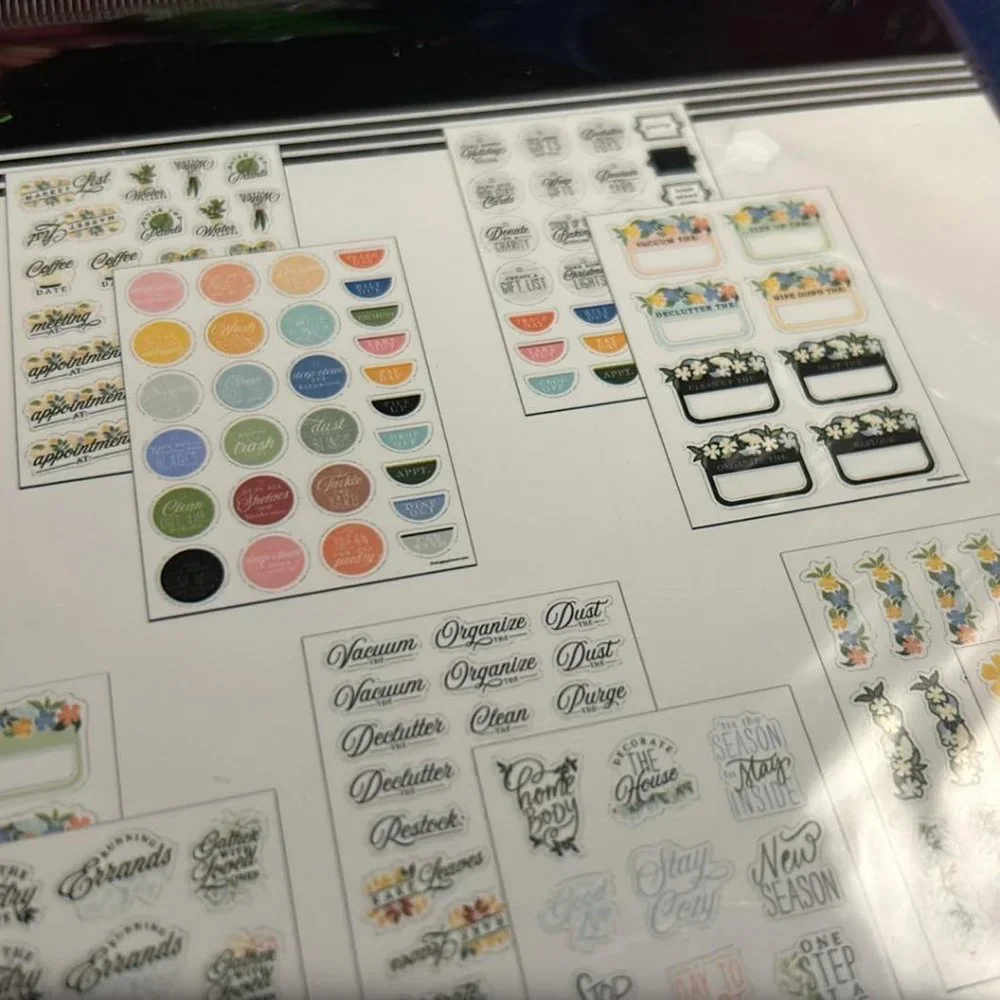 Happy Planner - Everyday, Homebody dry erase clings - 179 pieces - NEW